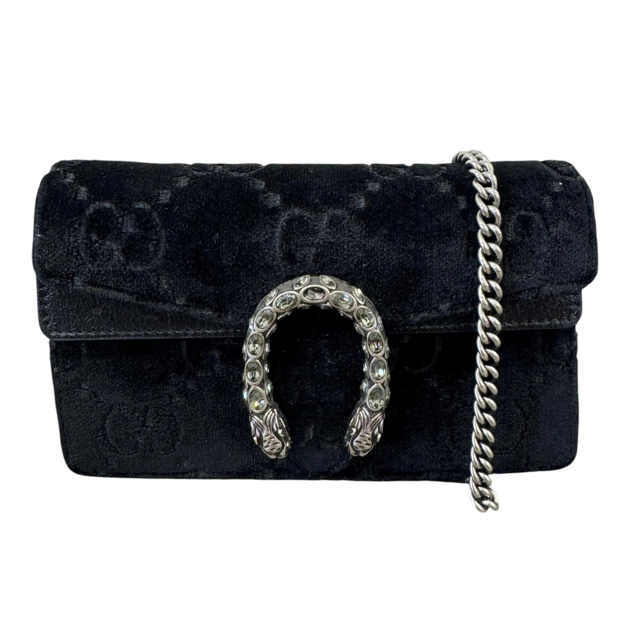 Velvet handbag