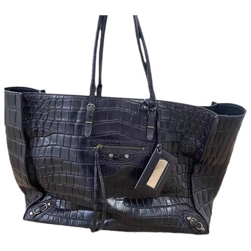 Papier leather tote