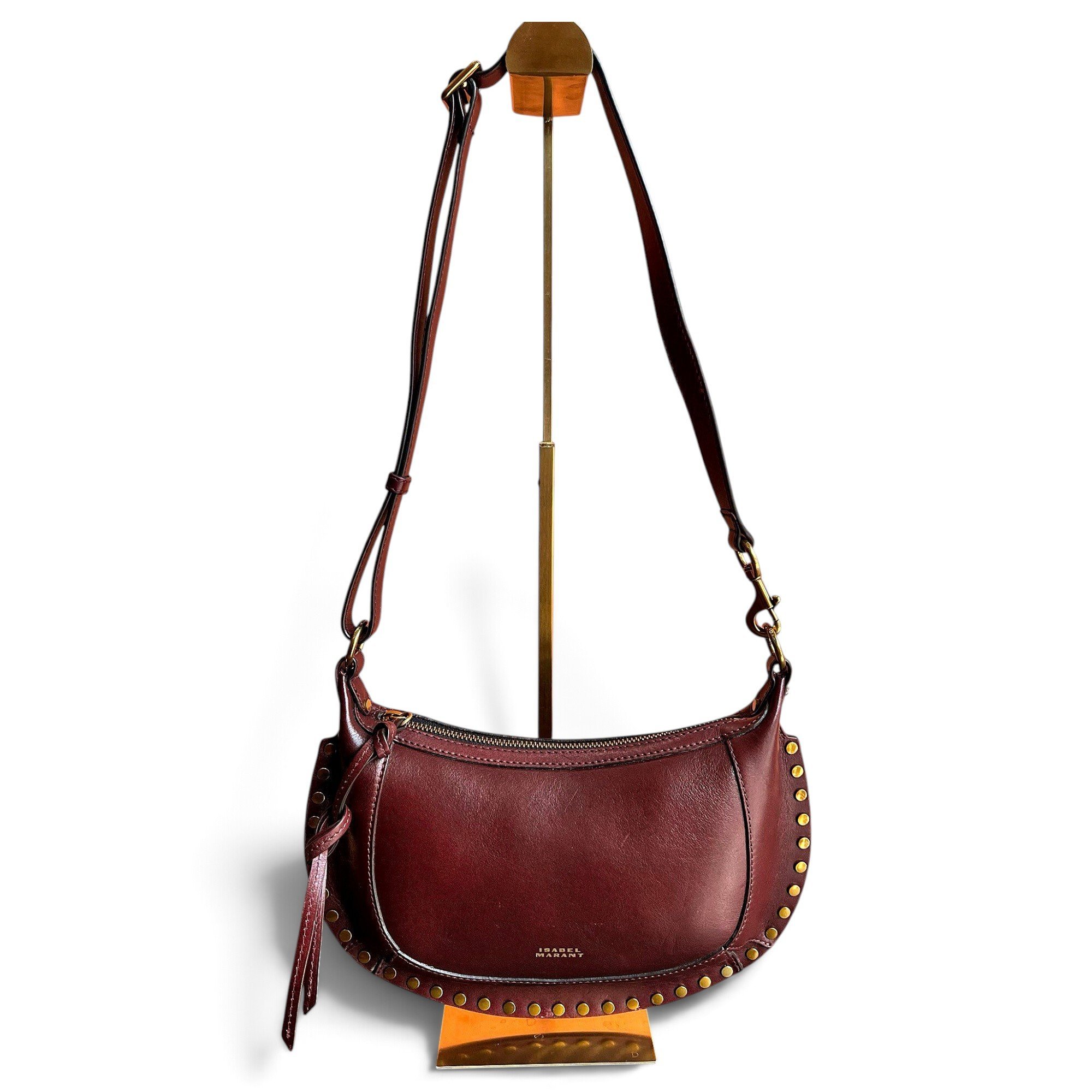 Oskan Moon leather handbag