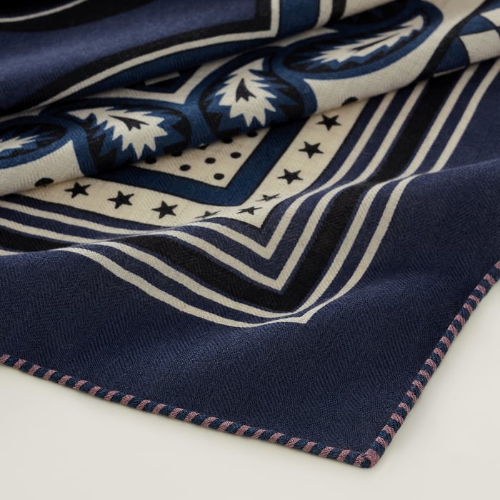 Les Roues De Phaeton Bandana Shawl 140