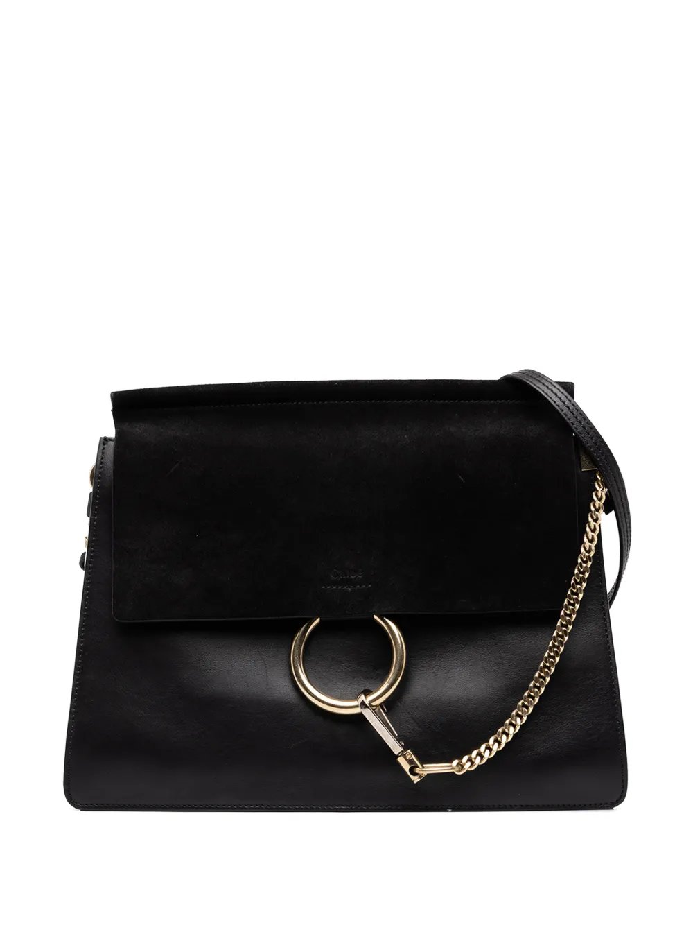 2016 Medium Calfskin and Suede Faye crossbody bag