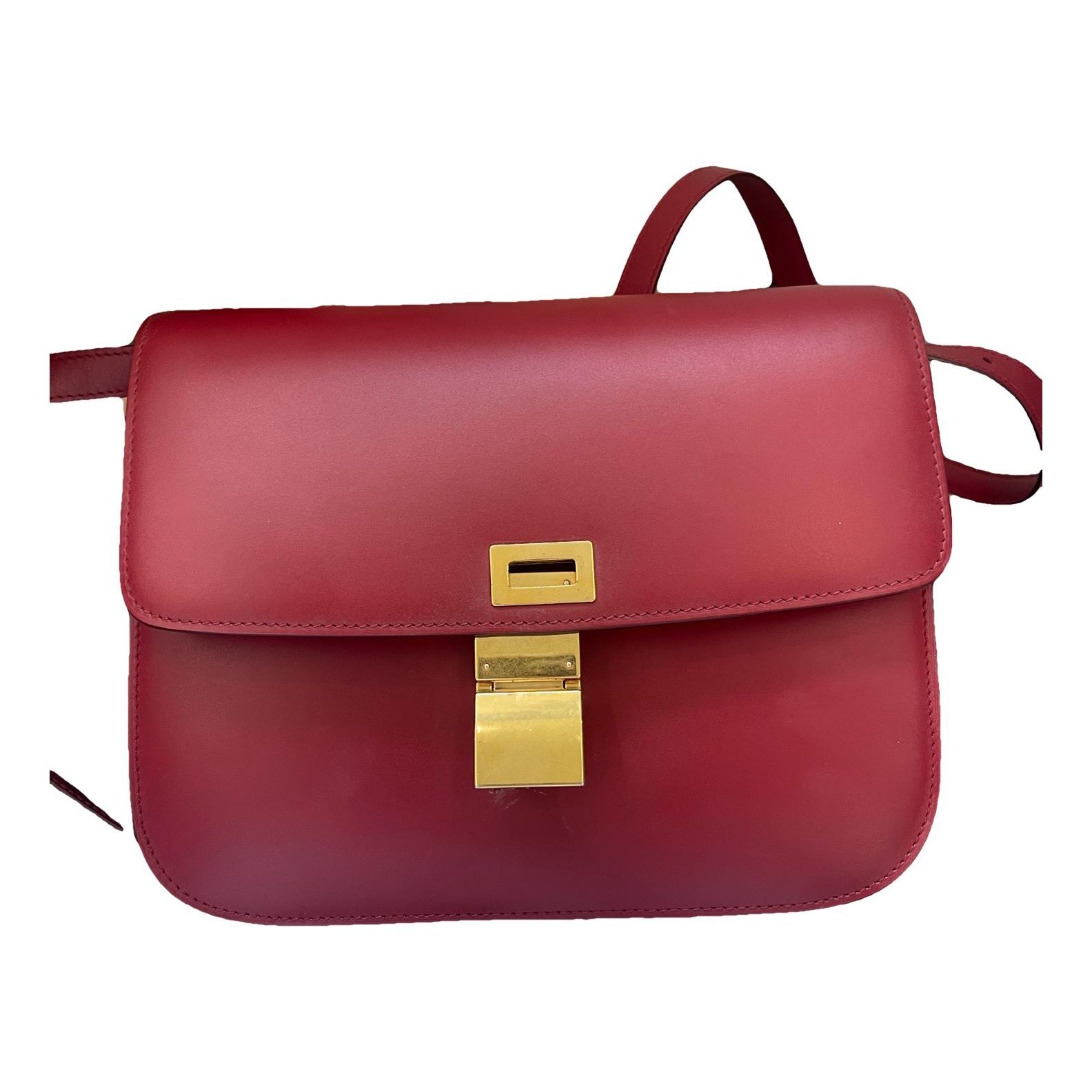 Classic leather crossbody bag