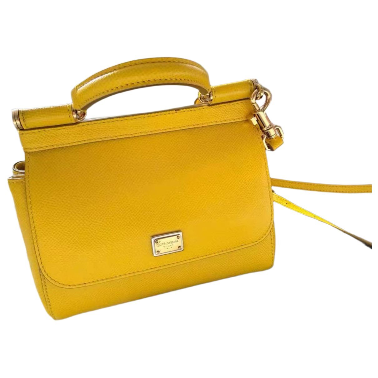Dolce & Gabbana Sicily leather handbag