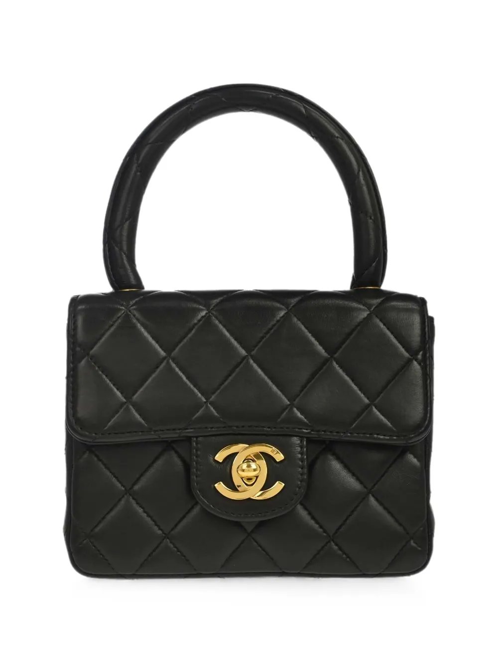 1991-1994 quilted top-handle handbag