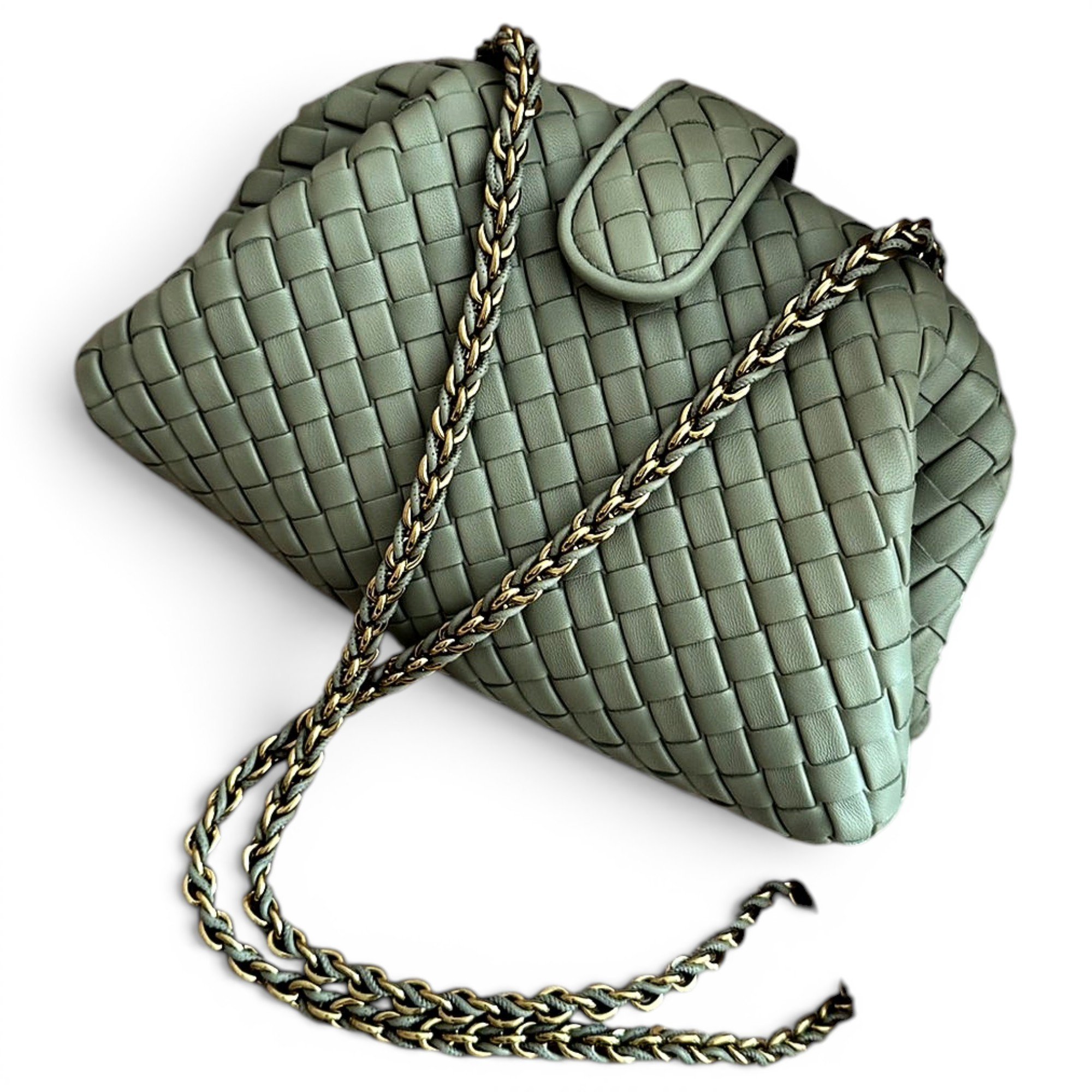 Lauren 1980 leather clutch bag