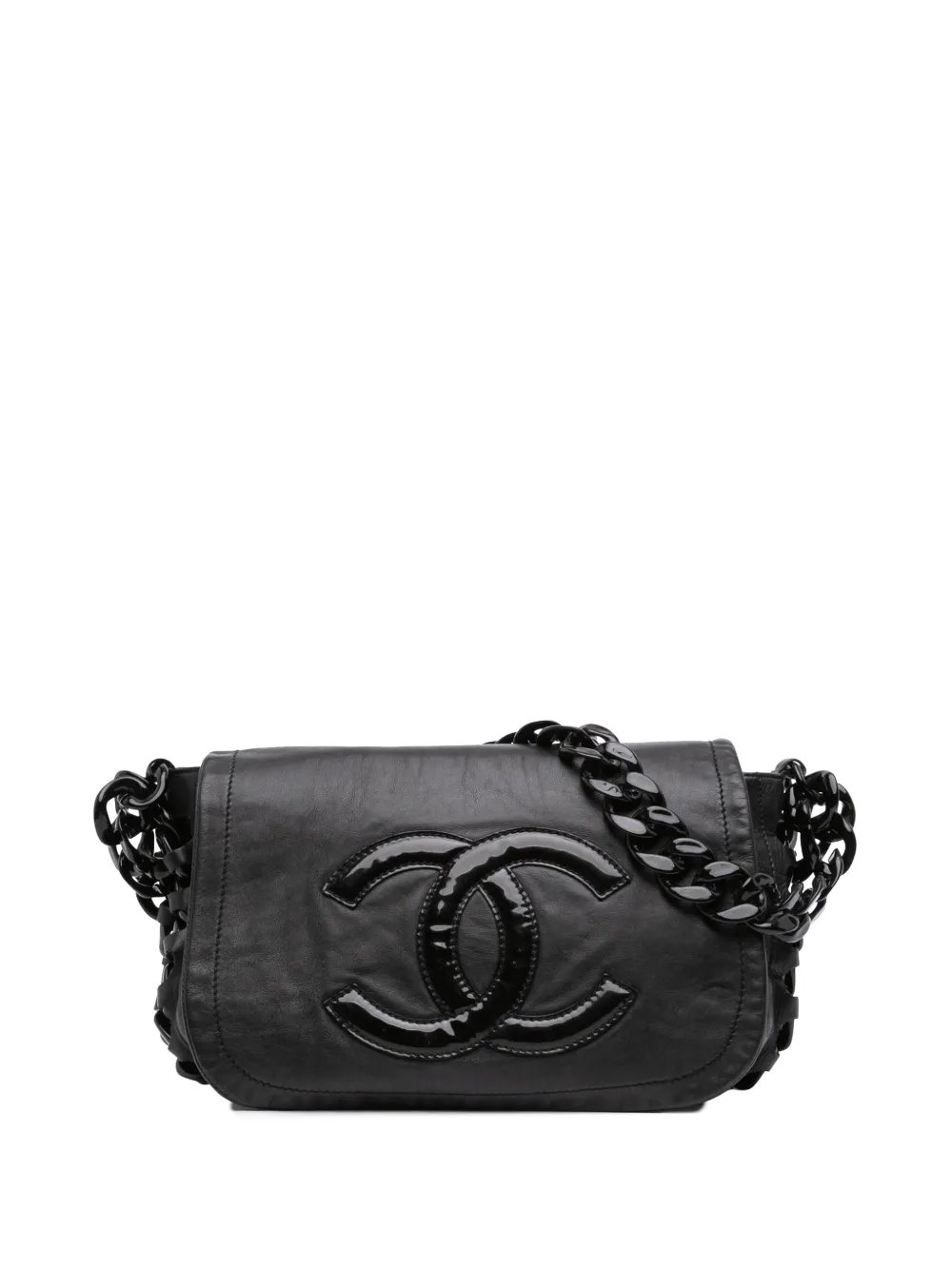 2006-2008 Calfskin Modern Chain Rhodoid Flap shoulder bag