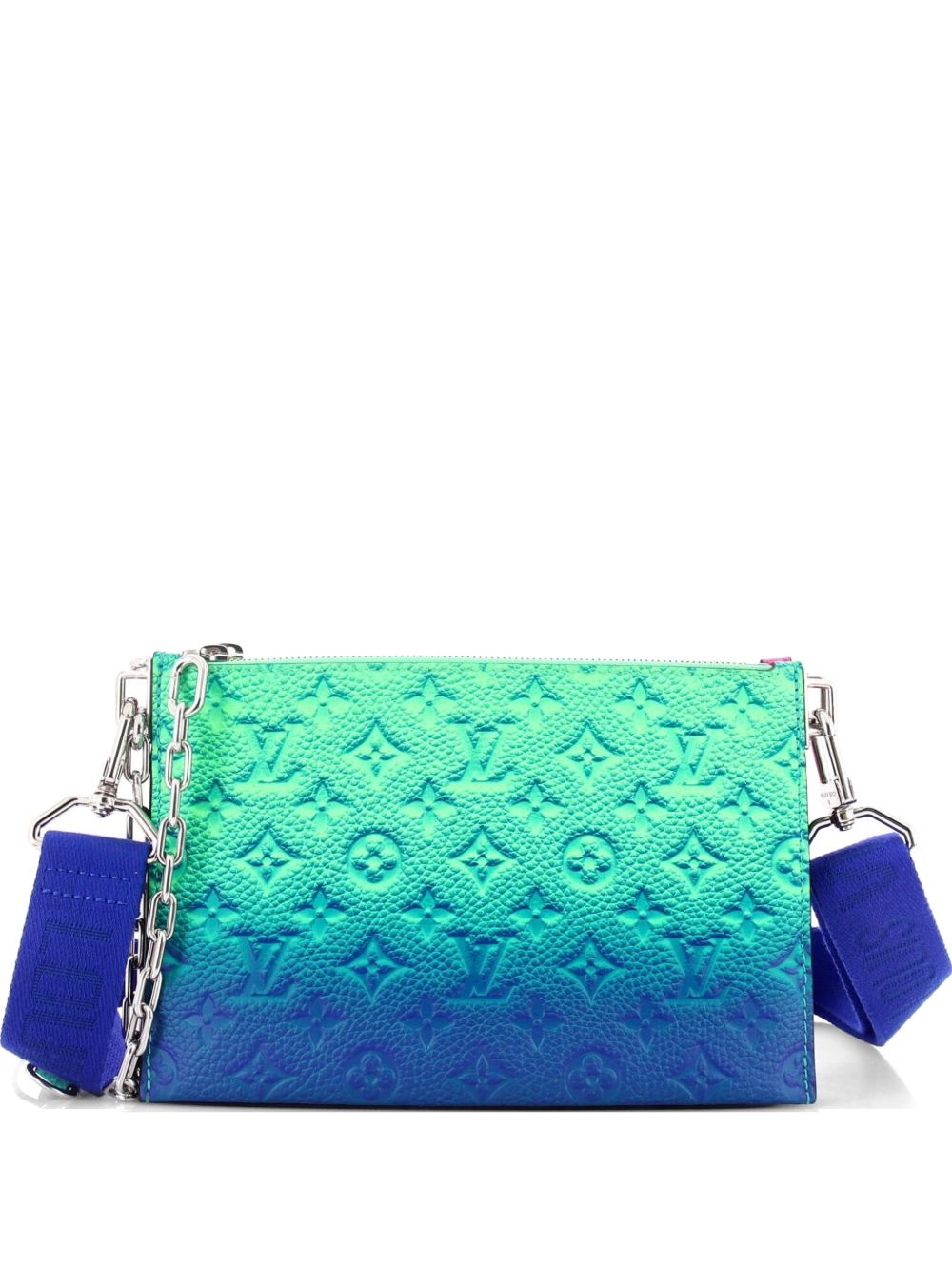 Trio Pouch Messenger Bag Limited Edition Illusion Monogram Taurillon Leather crossbody bag