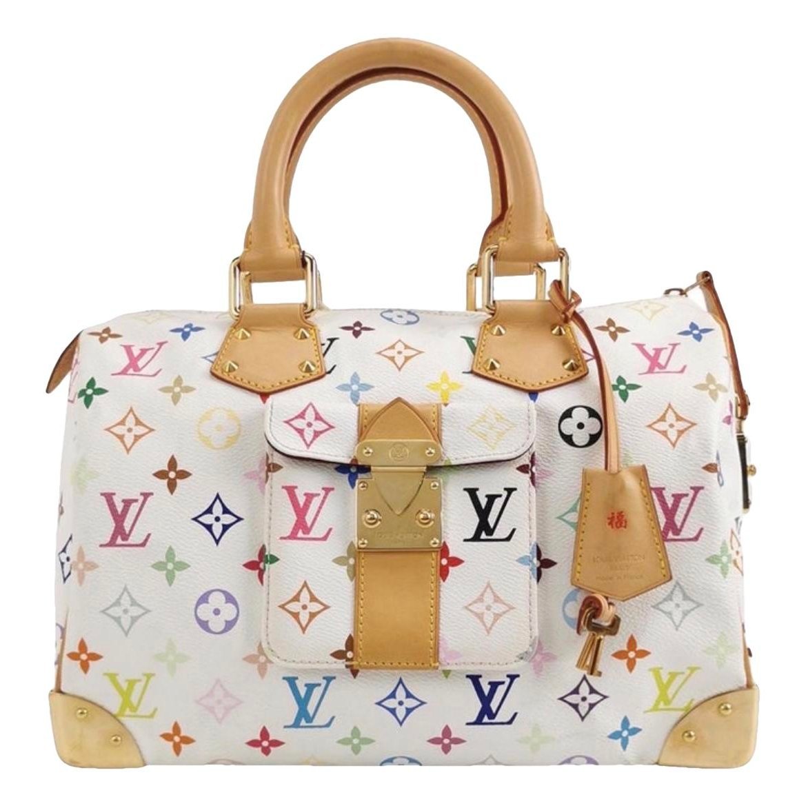 Speedy leather handbag