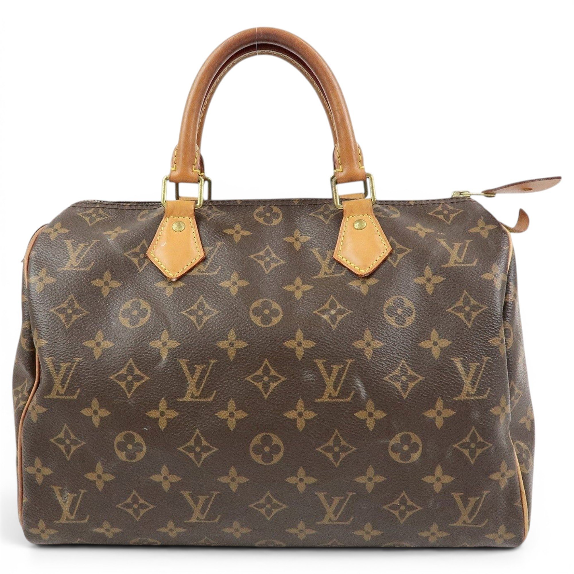 Speedy leather handbag