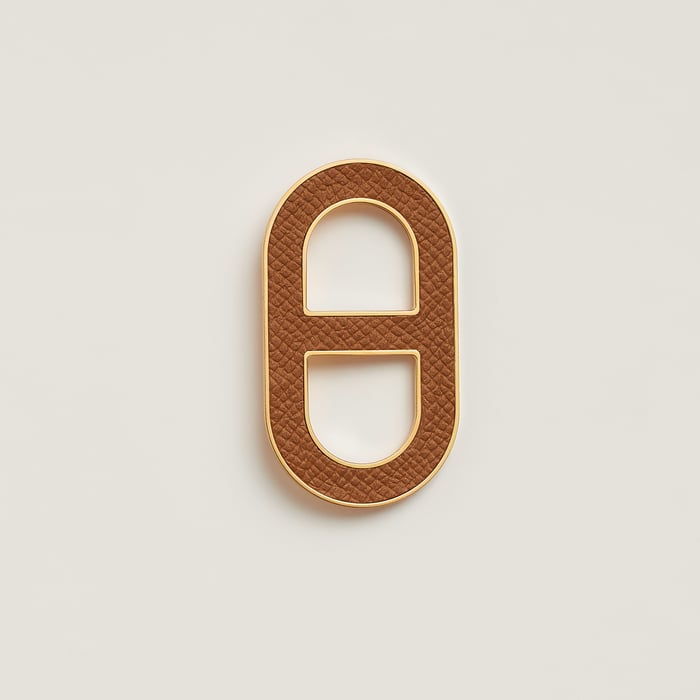 Gold Chaine d'Ancre Brooch
