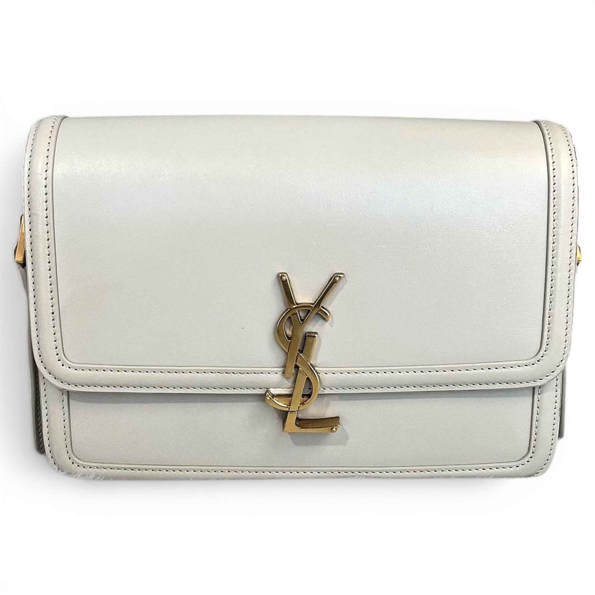 Solférino leather handbag