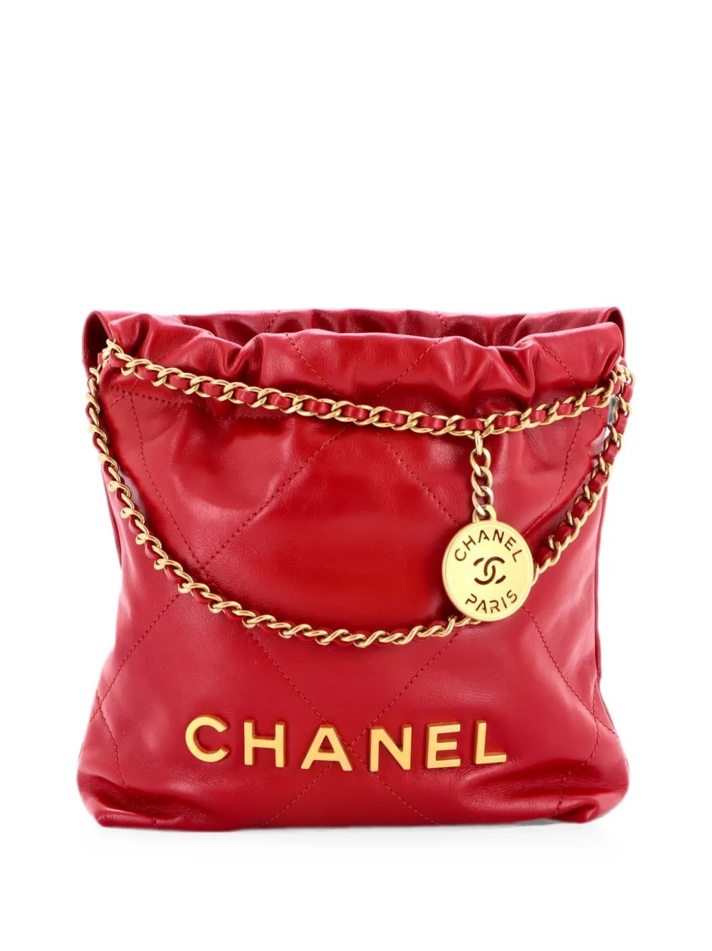 22 Chain Hobo Quilted Calfskin Mini crossbody bag