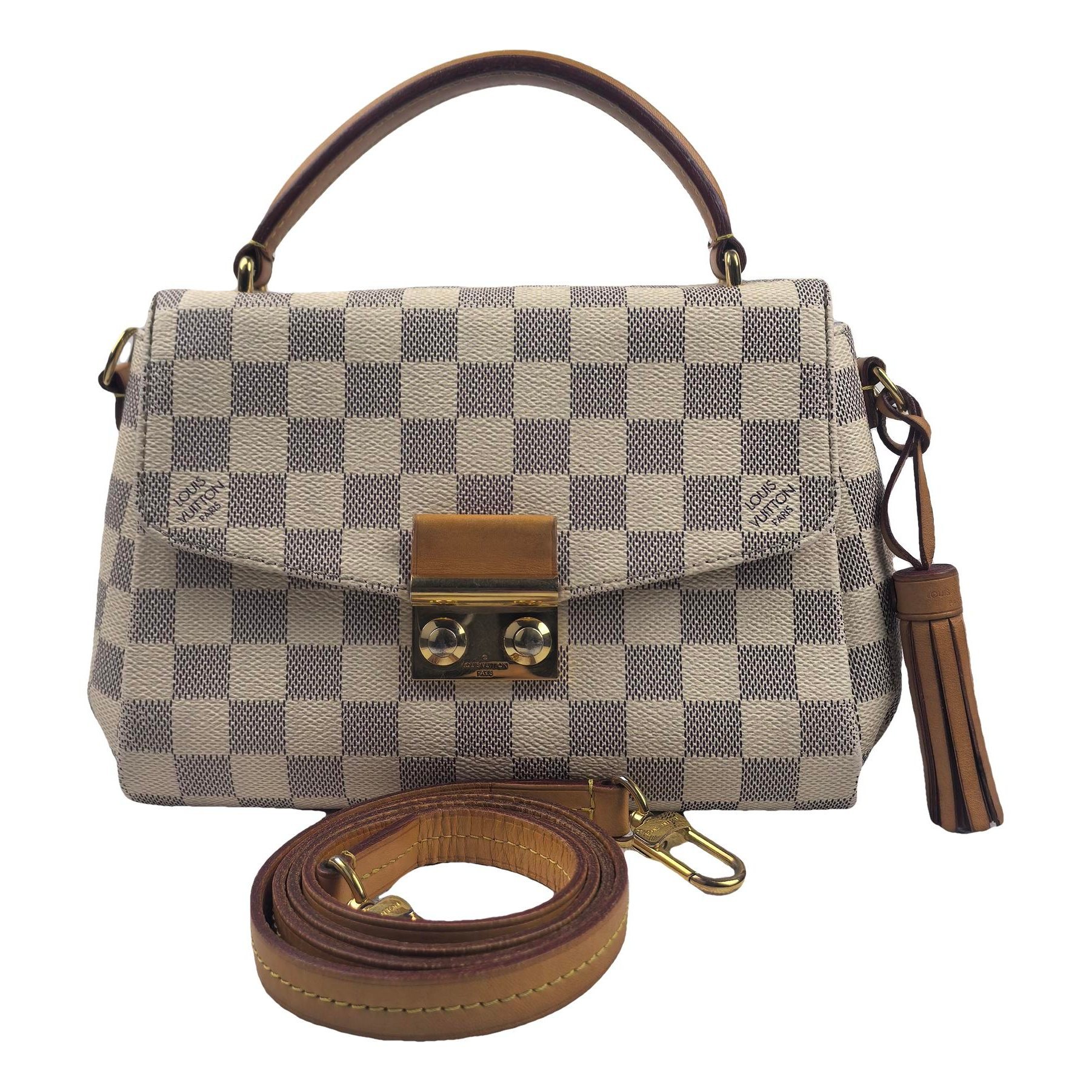 Croisette leather handbag