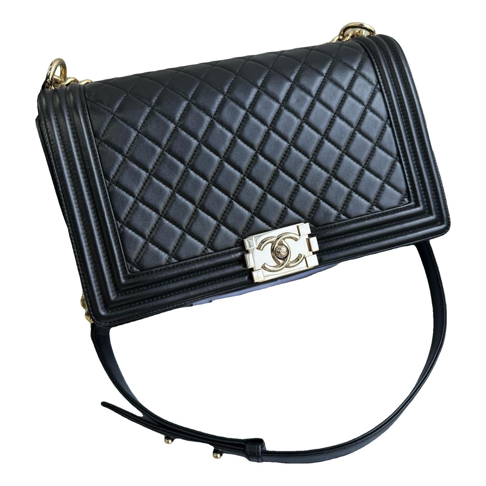 Boy leather crossbody bag