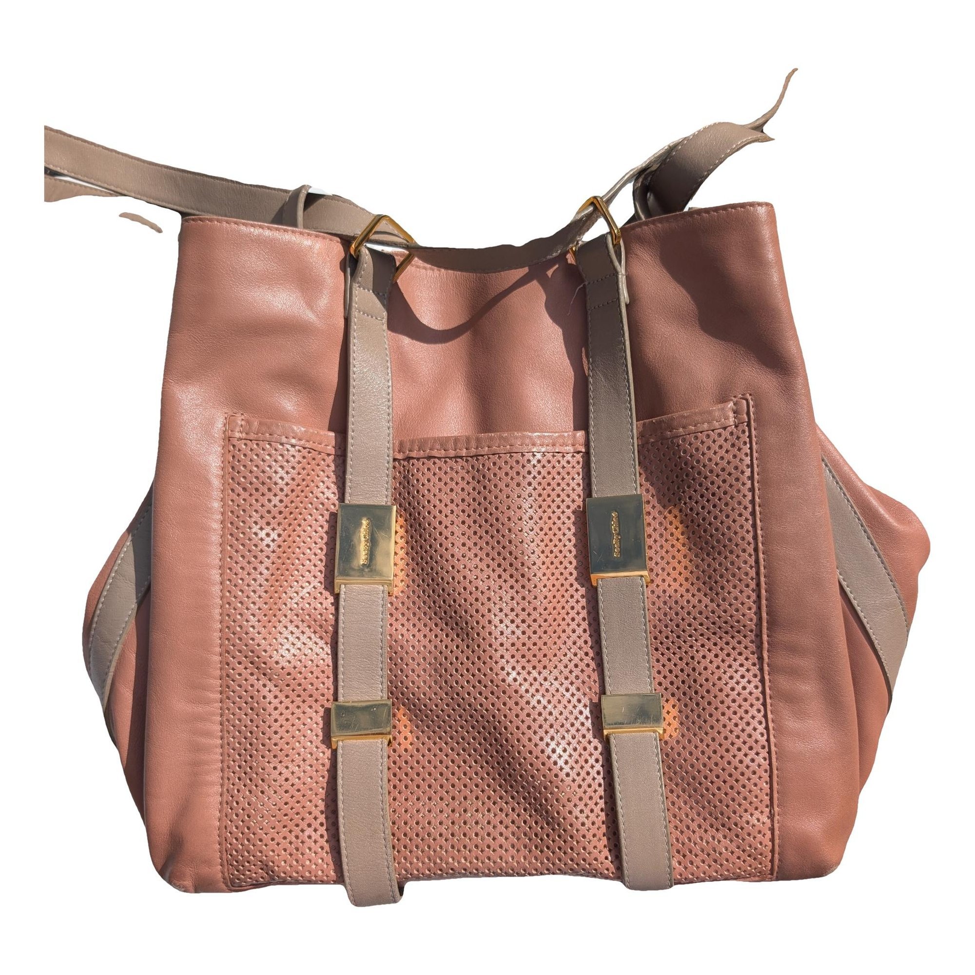 Leather satchel