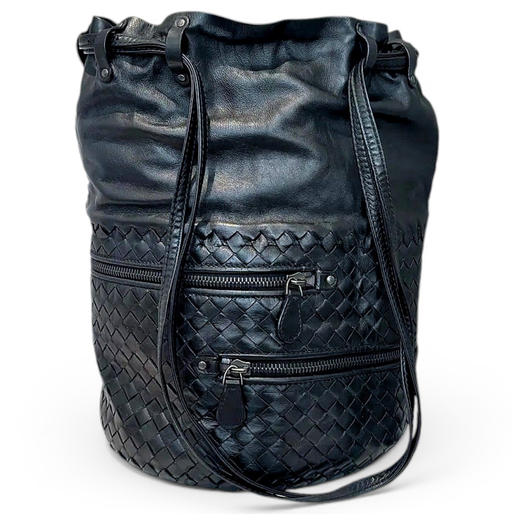 Leather handbag