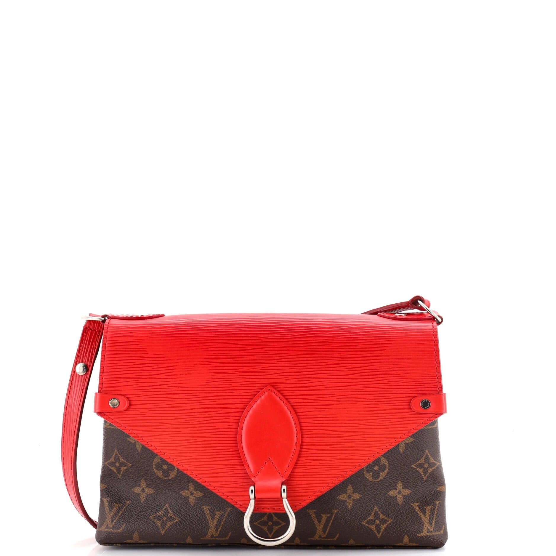 Saint Michel Handbag Monogram Canvas and Epi Leather