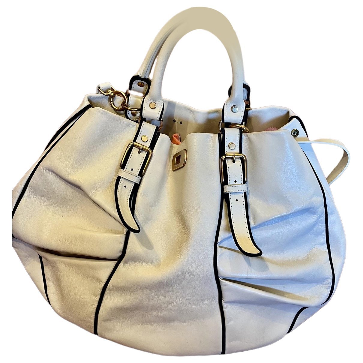 Leather tote