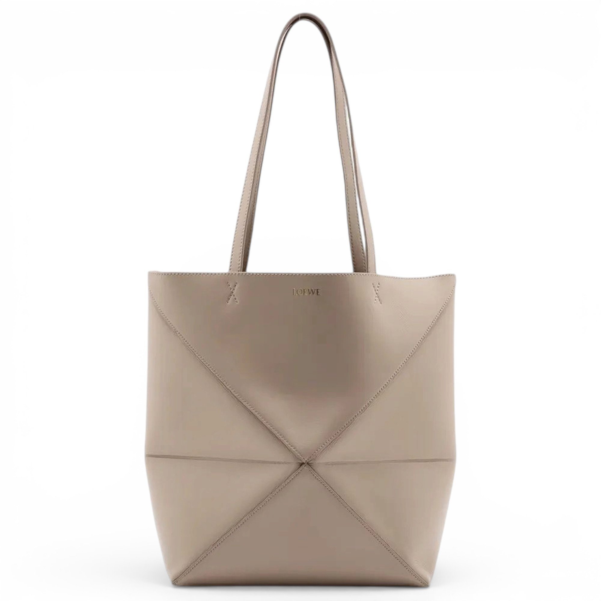 Leather tote