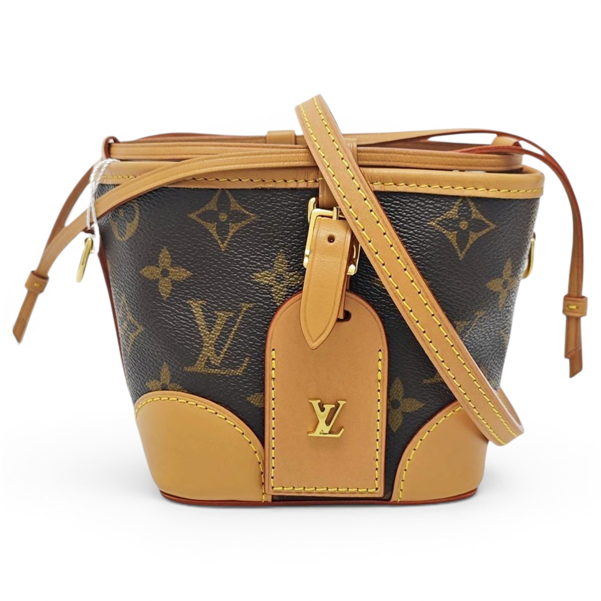 Nano Noé leather handbag