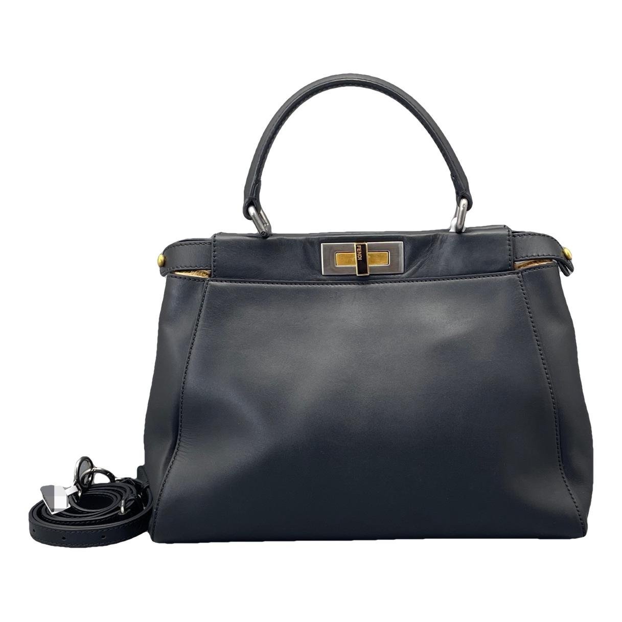 Peekaboo leather handbag
