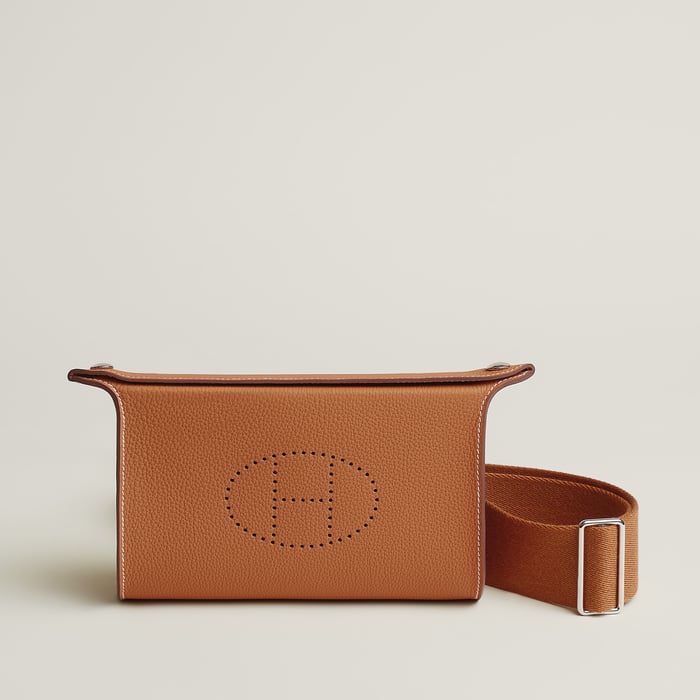 Naturel Sable Hermès Videpoches Bag