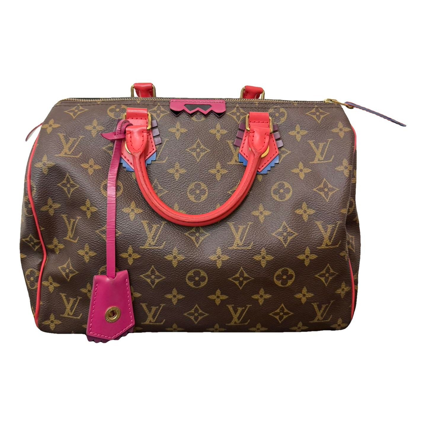 Speedy leather handbag