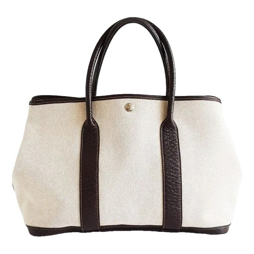 Hermes Garden Party Handbag Beige