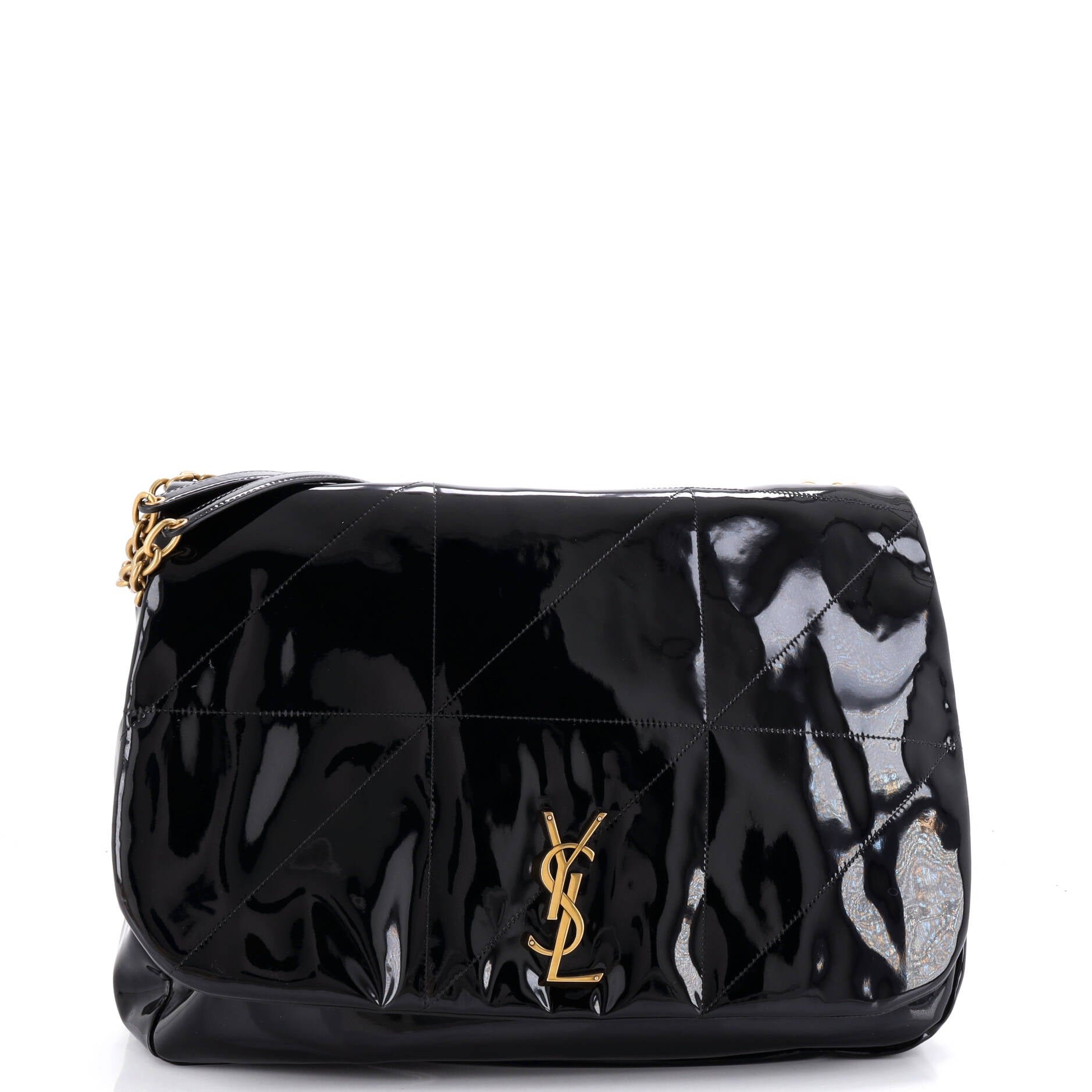 Jamie 4.3 Shoulder Bag Quilted Patent Large