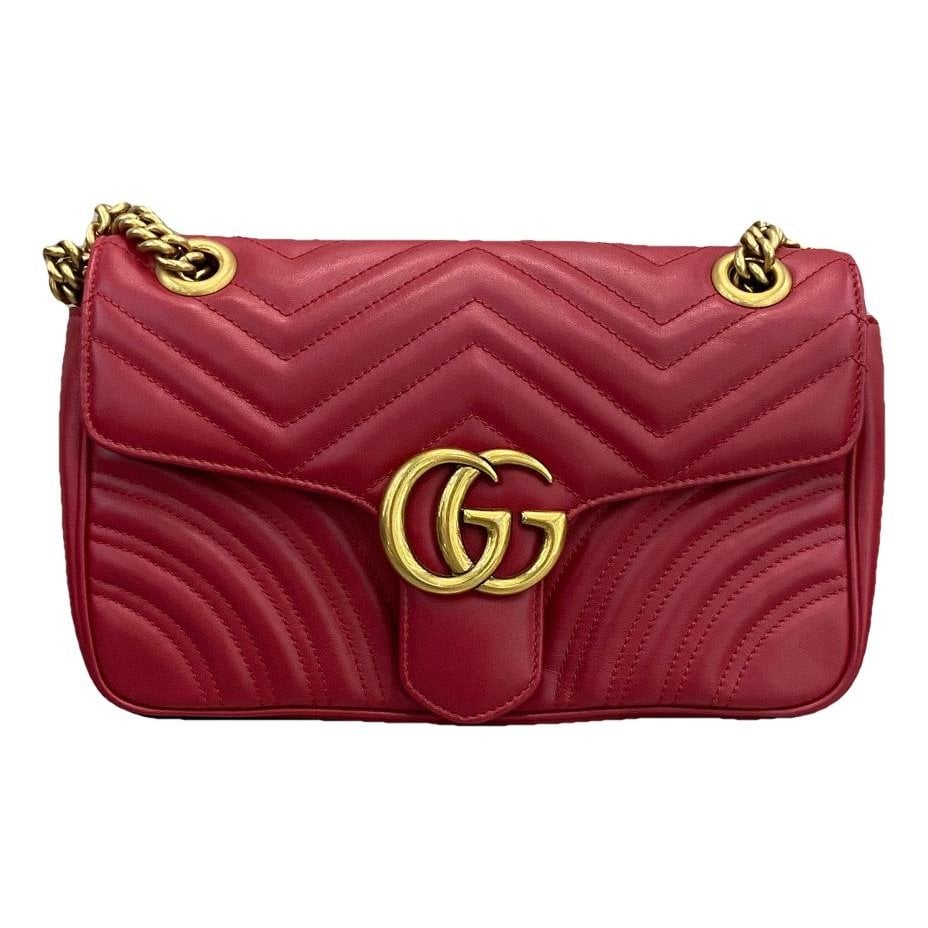 GG Marmont Flap leather handbag