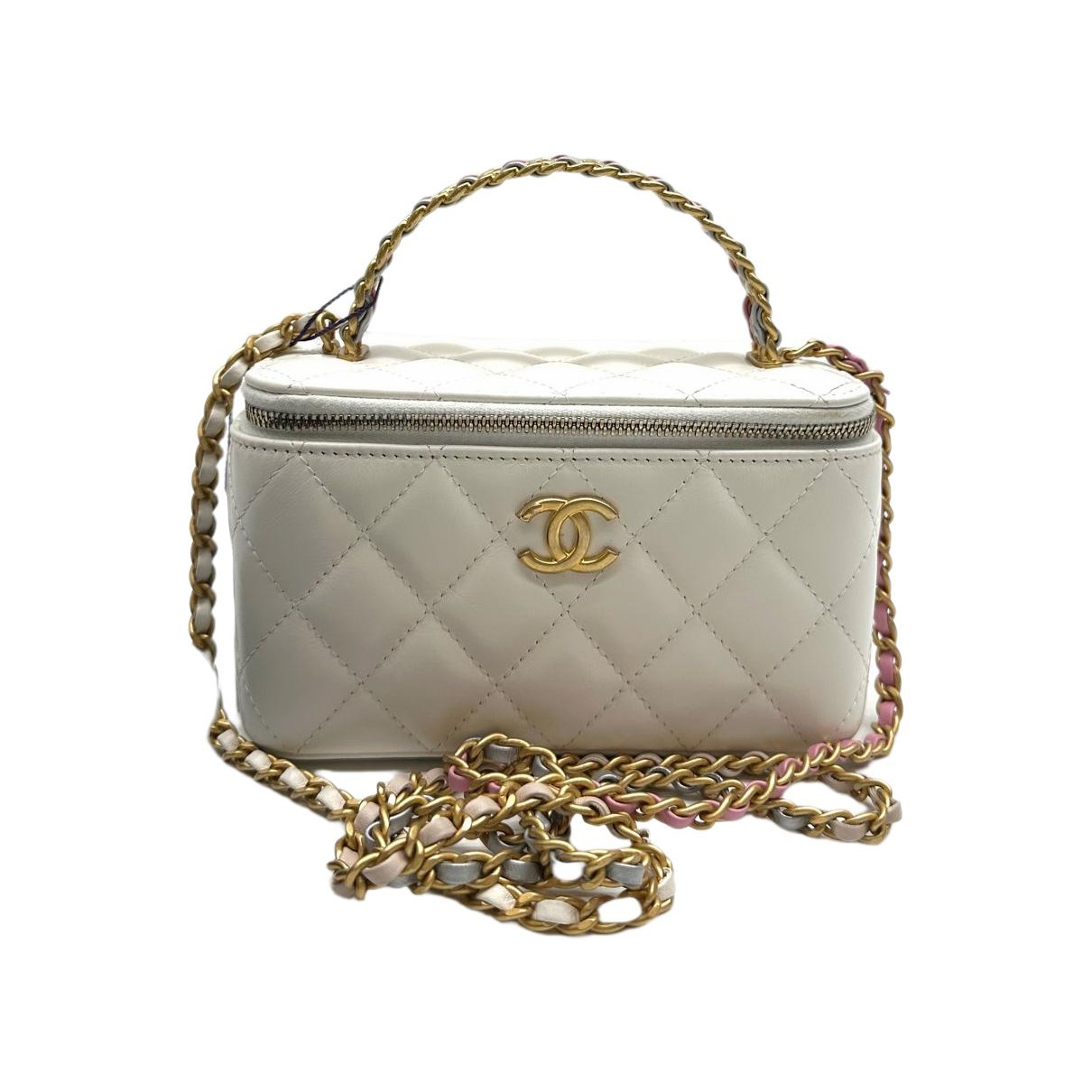 Trendy CC Vanity leather handbag