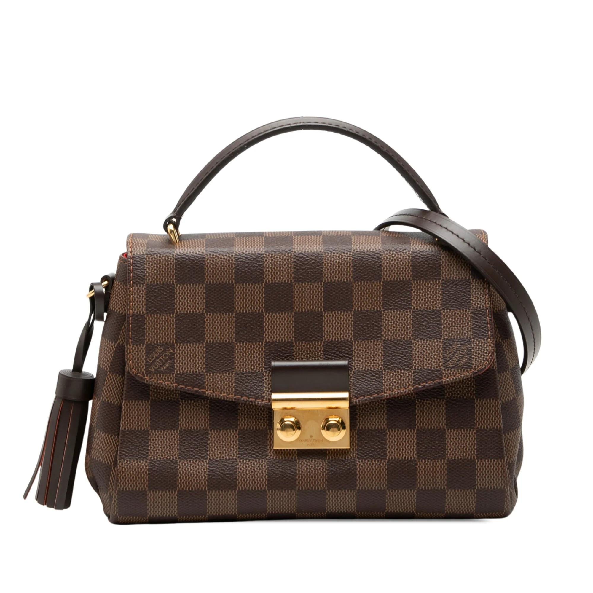 Croisette leather satchel