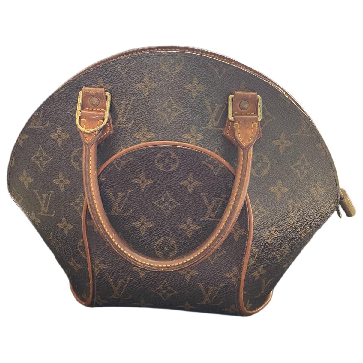Ellipse leather handbag