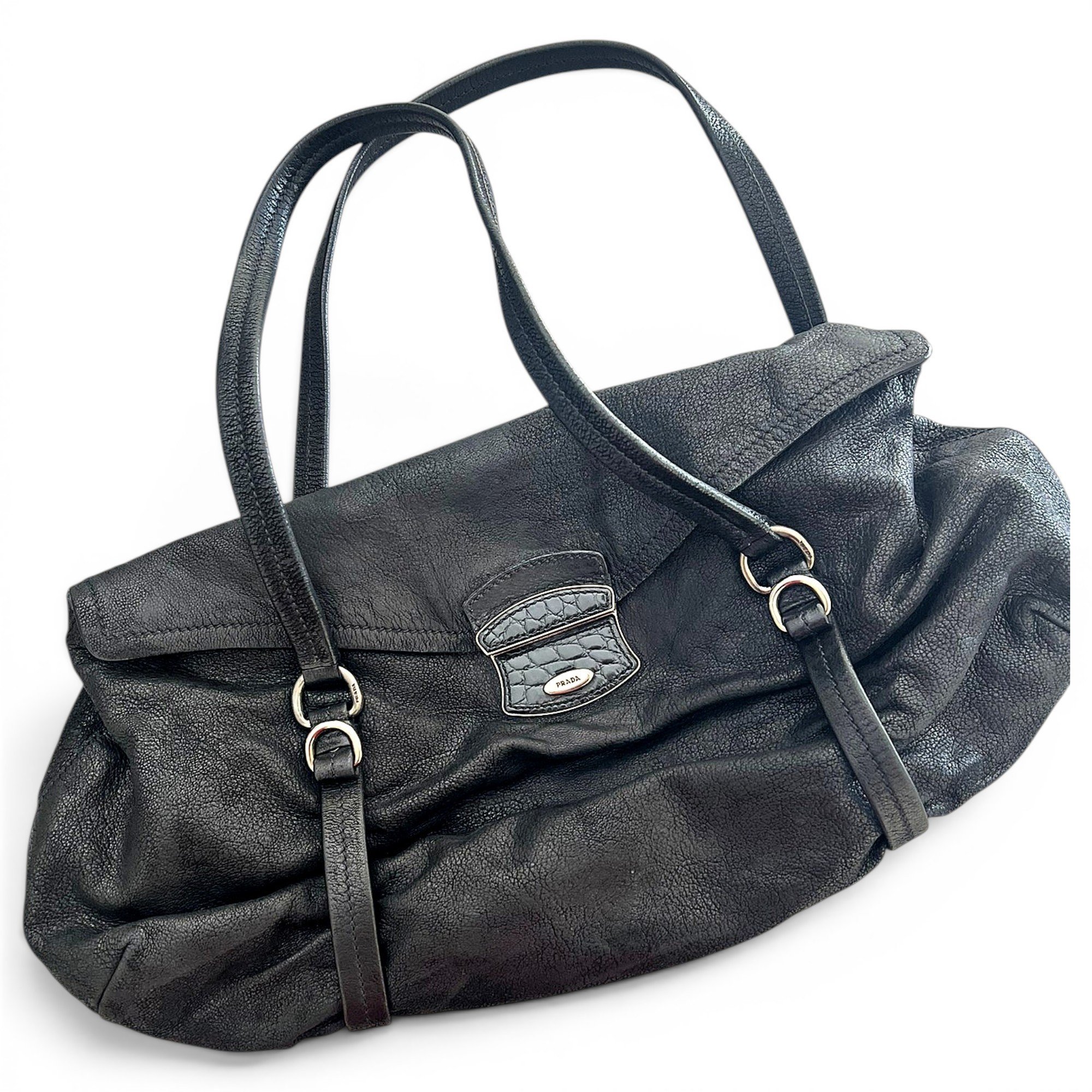 Leather handbag