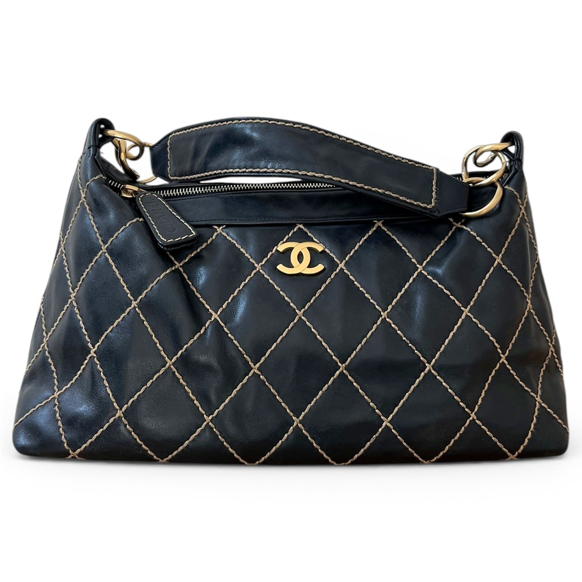 Leather handbag
