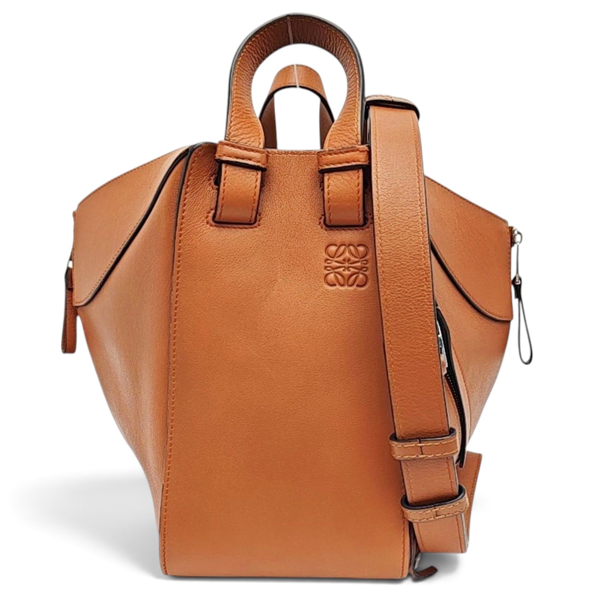 Hammock leather handbag