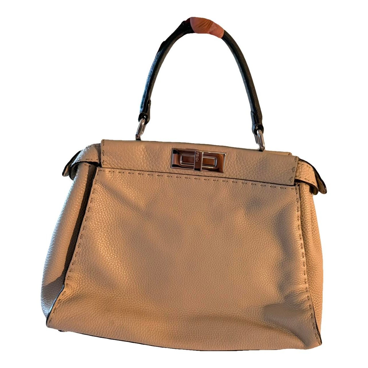 Peekaboo leather handbag