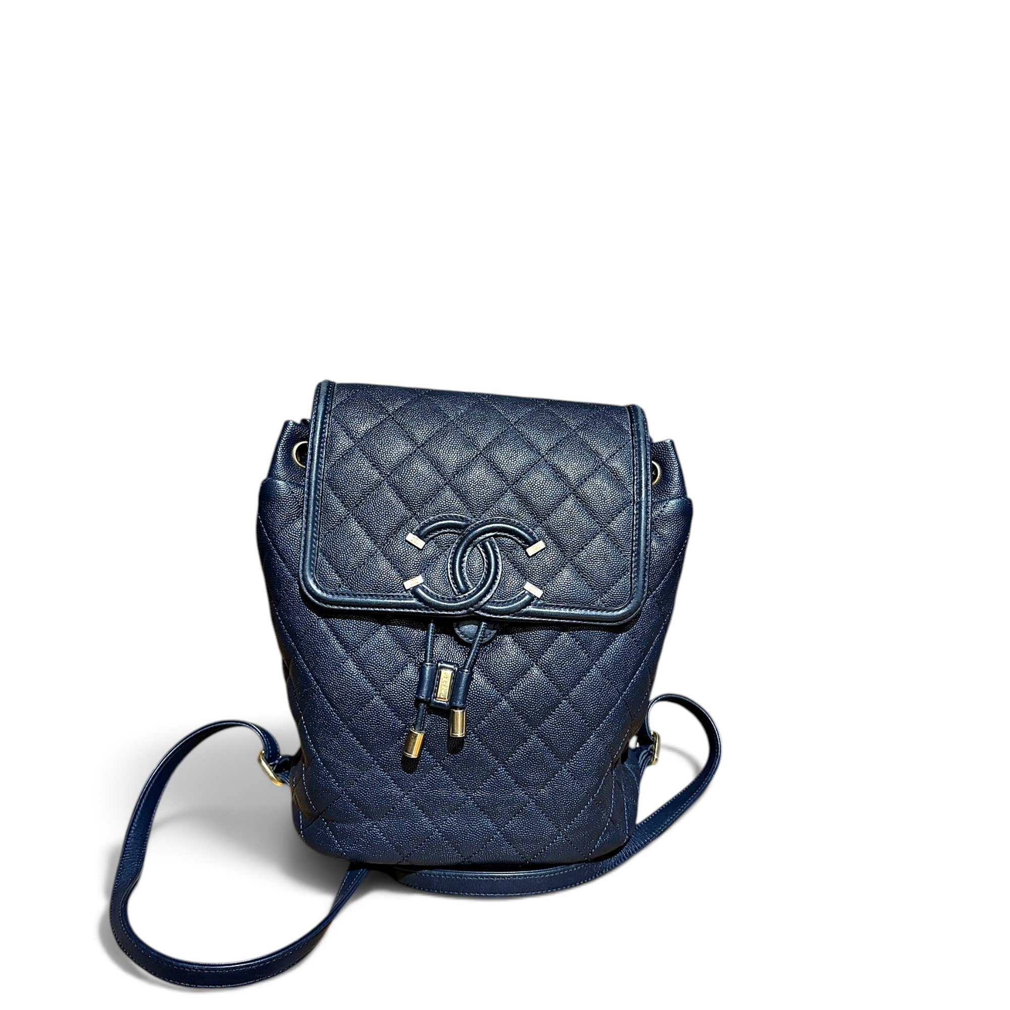 Leather backpack