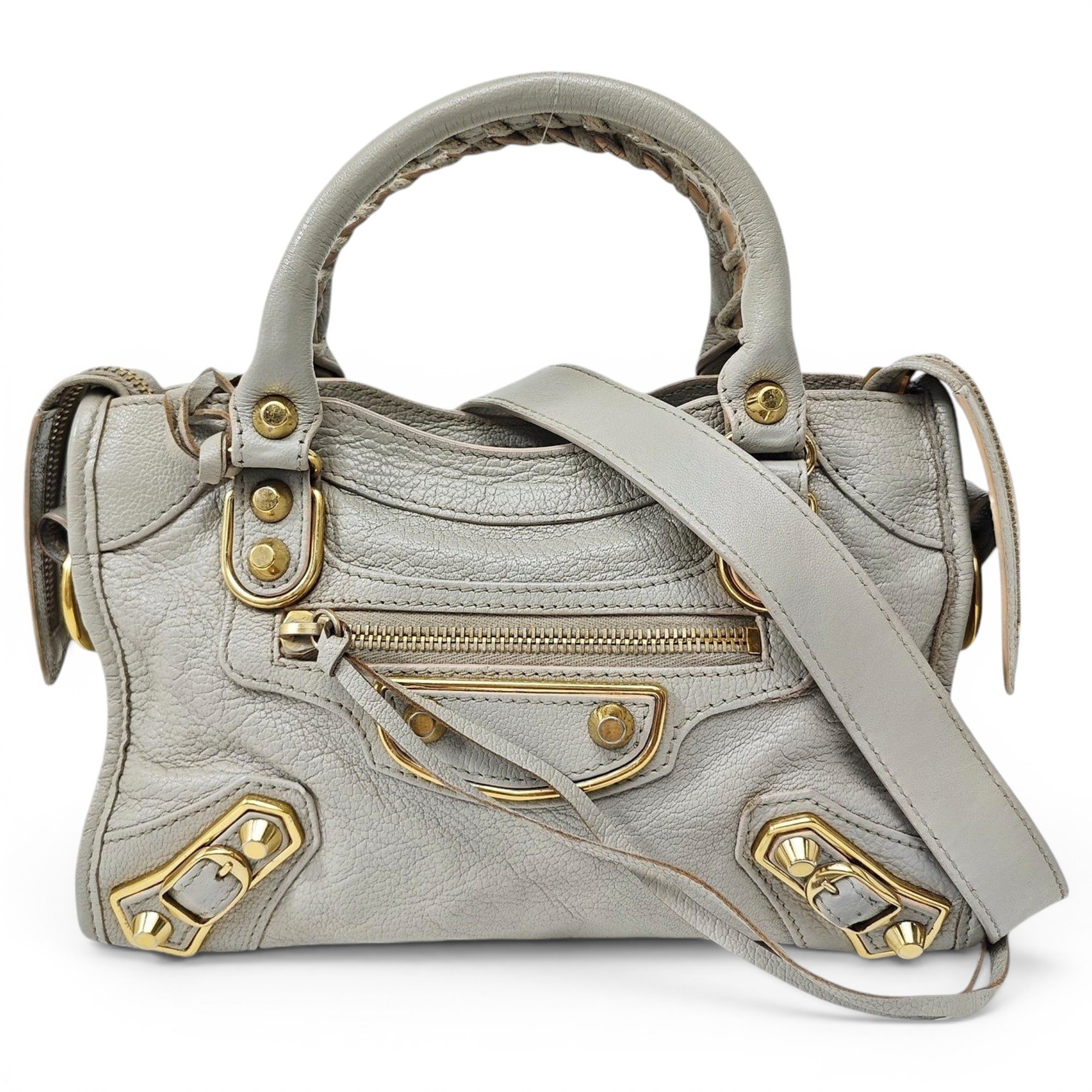 Leather handbag