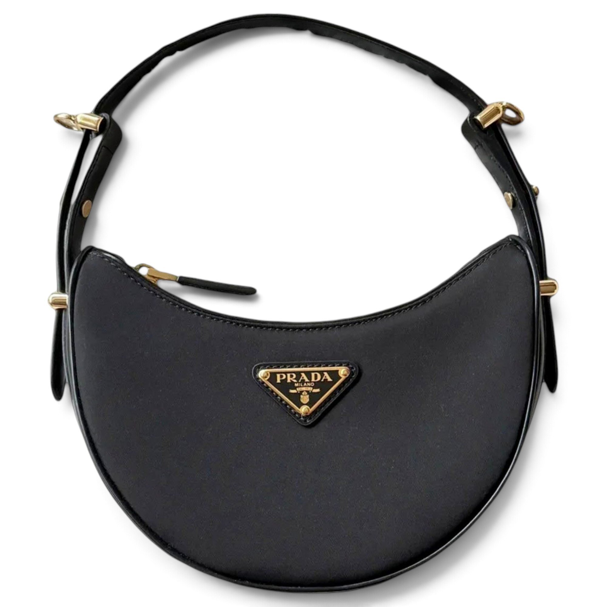 Arqué leather handbag