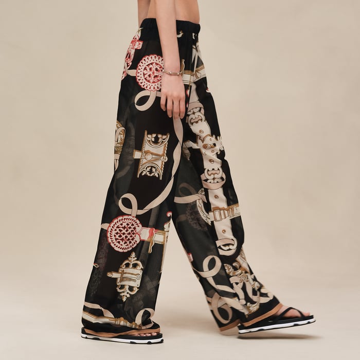 Noir "Ferronnerie Remix" Beach Pants