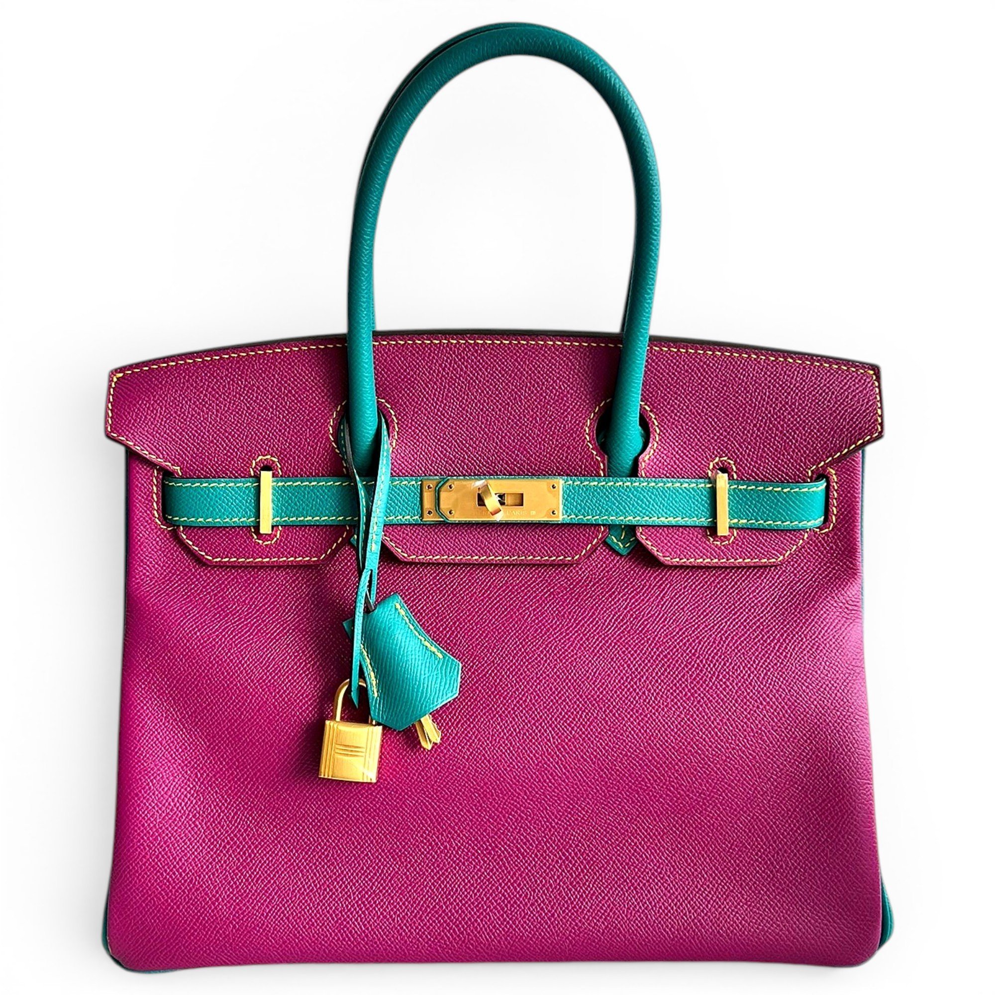 Birkin 30 leather handbag