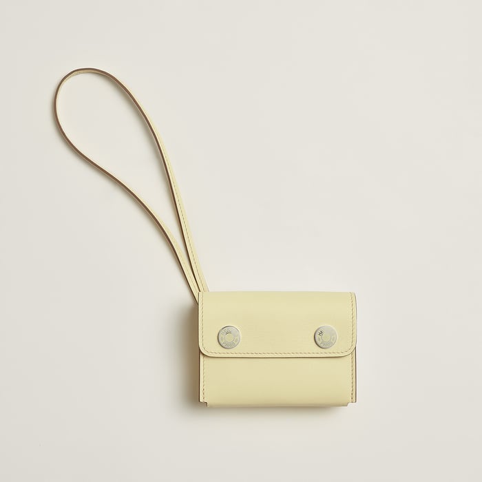 Jaune Milton Hermèsnap Card Holder