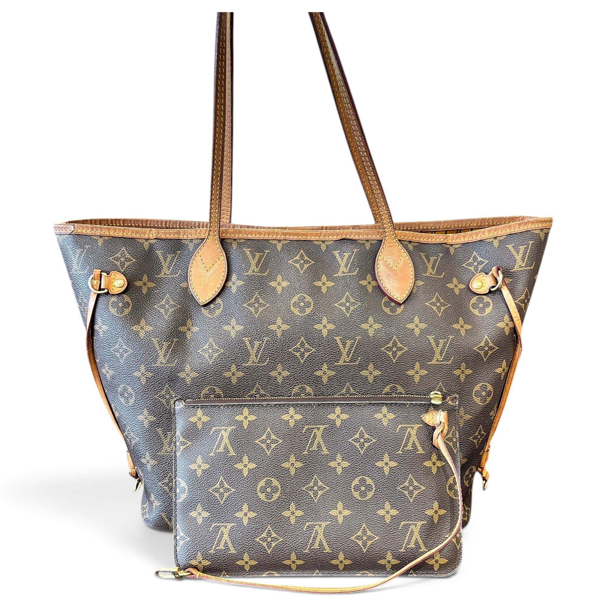 Neverfull leather tote
