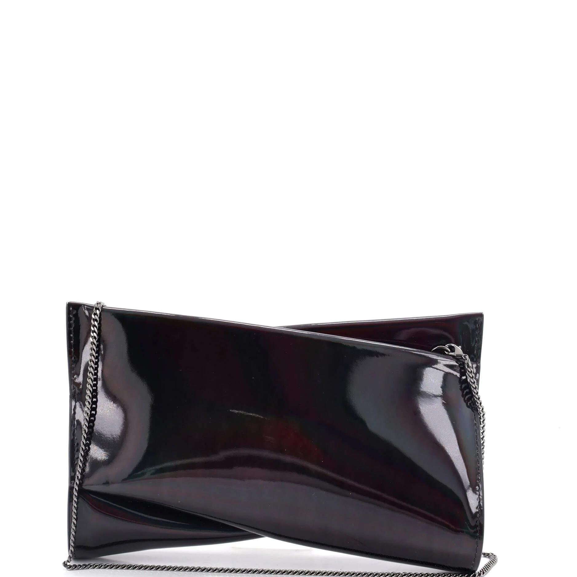 Patent leather handbag