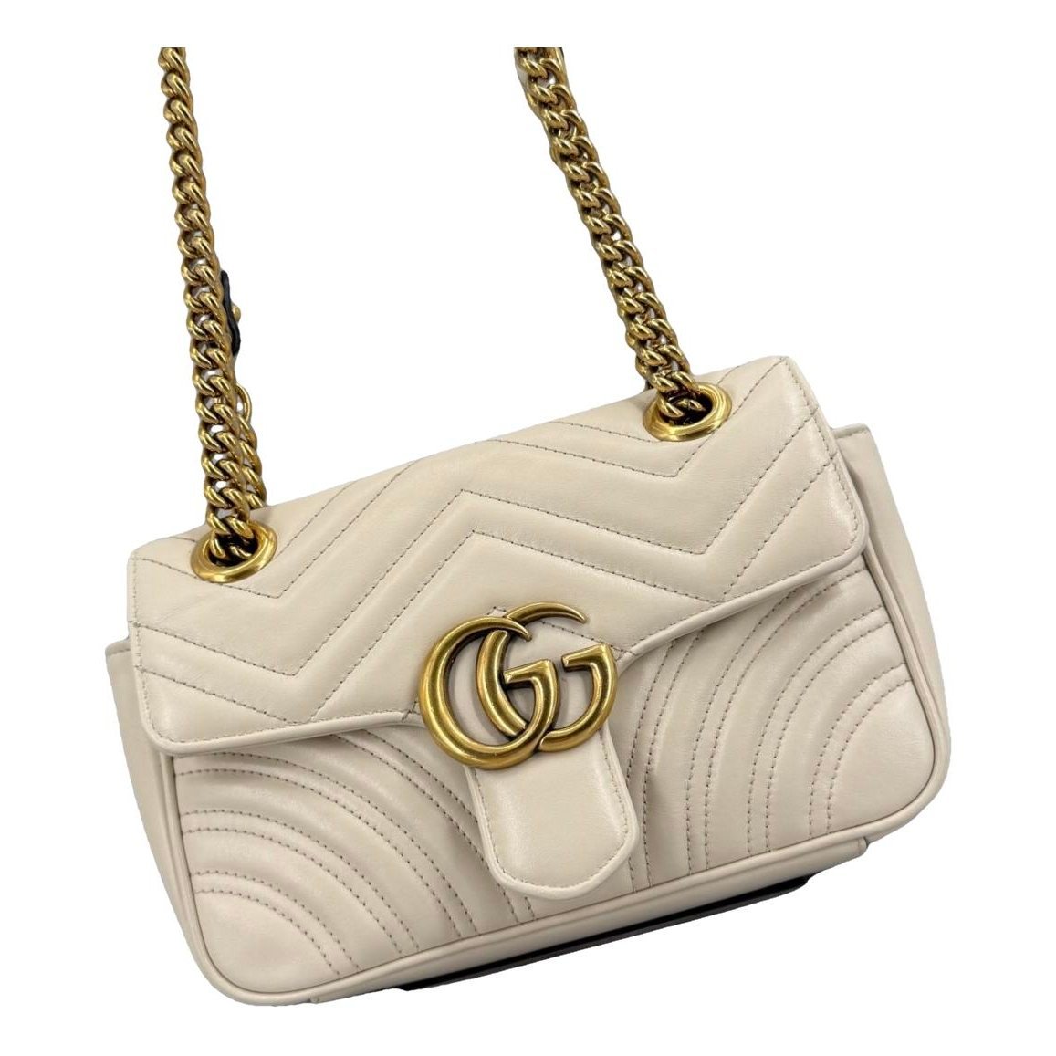 GG Marmont Flap leather handbag