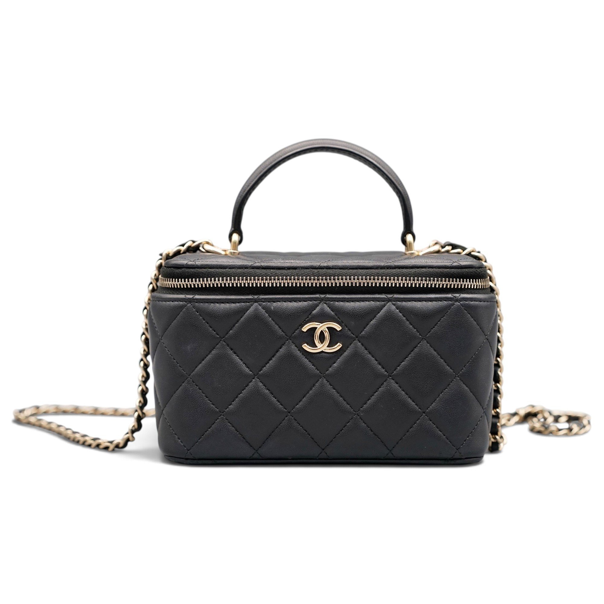 Vanity leather mini bag