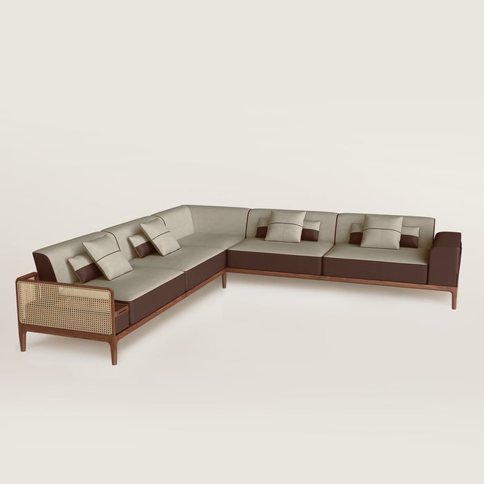 Sofa Sellier 5-seater Corner