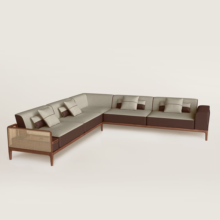 Sofa Sellier 5-seater corner