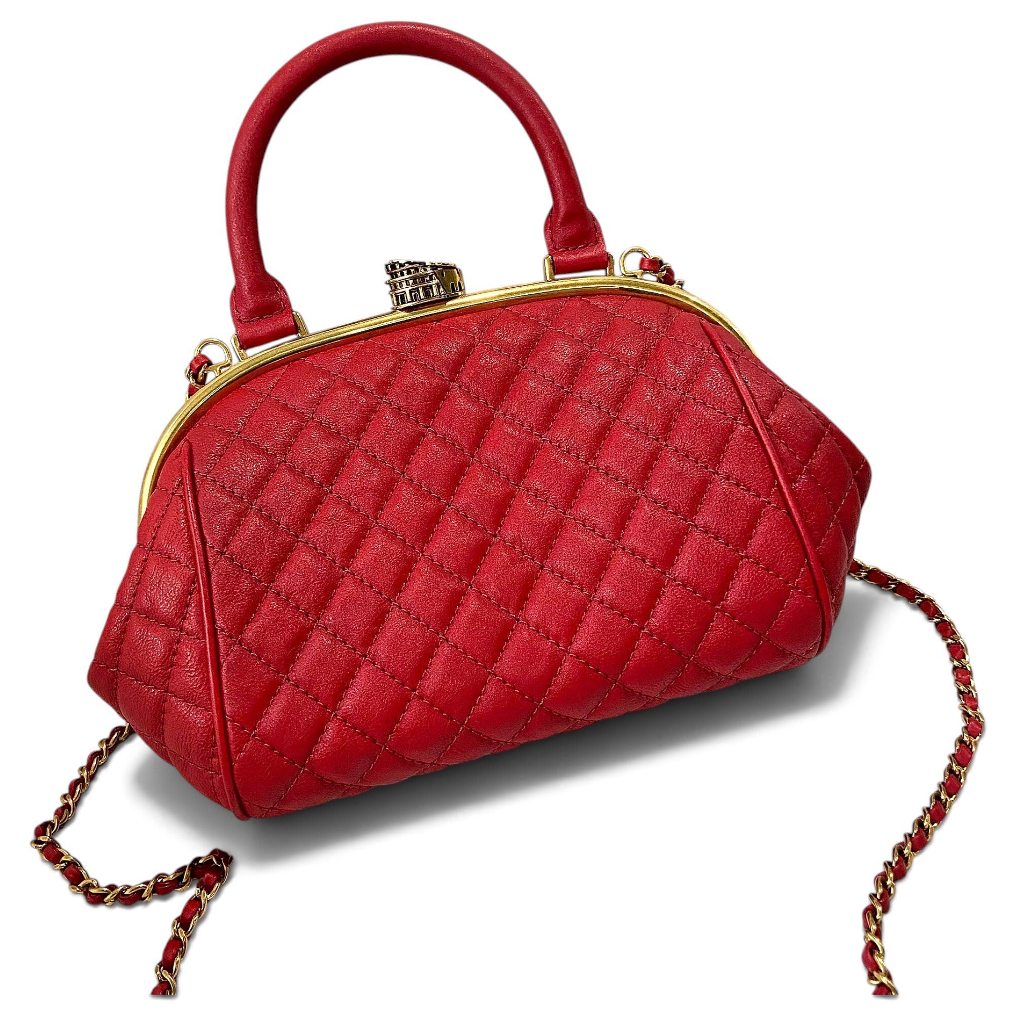 Leather handbag